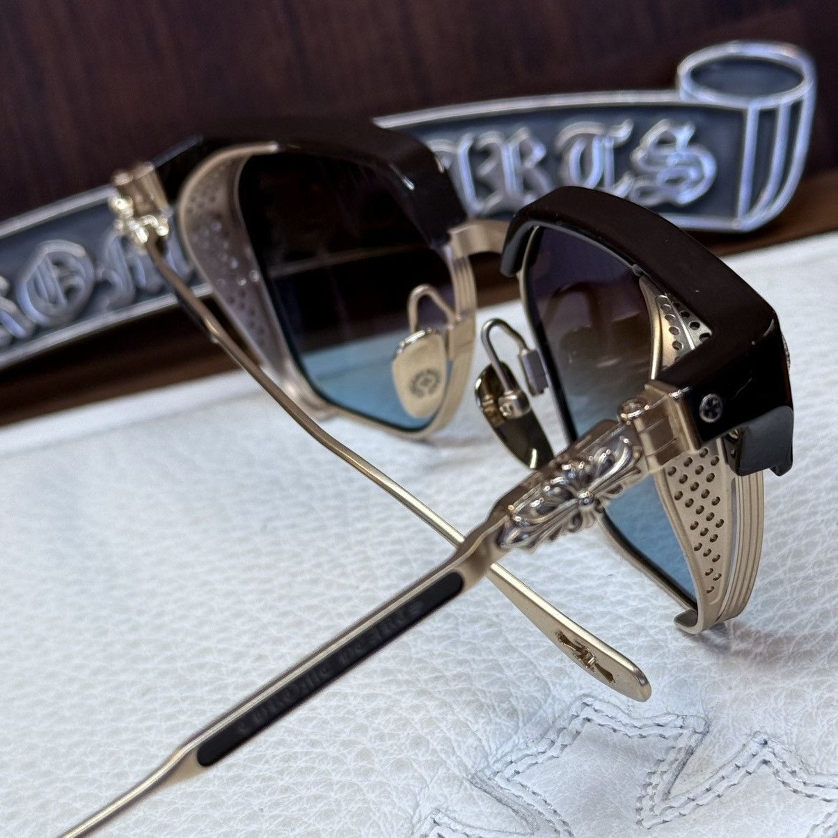 Chrome Hearts Chrome Hearts LGMA 1/1 Sunglasses Size ONE SIZE - 12 Thumbnail