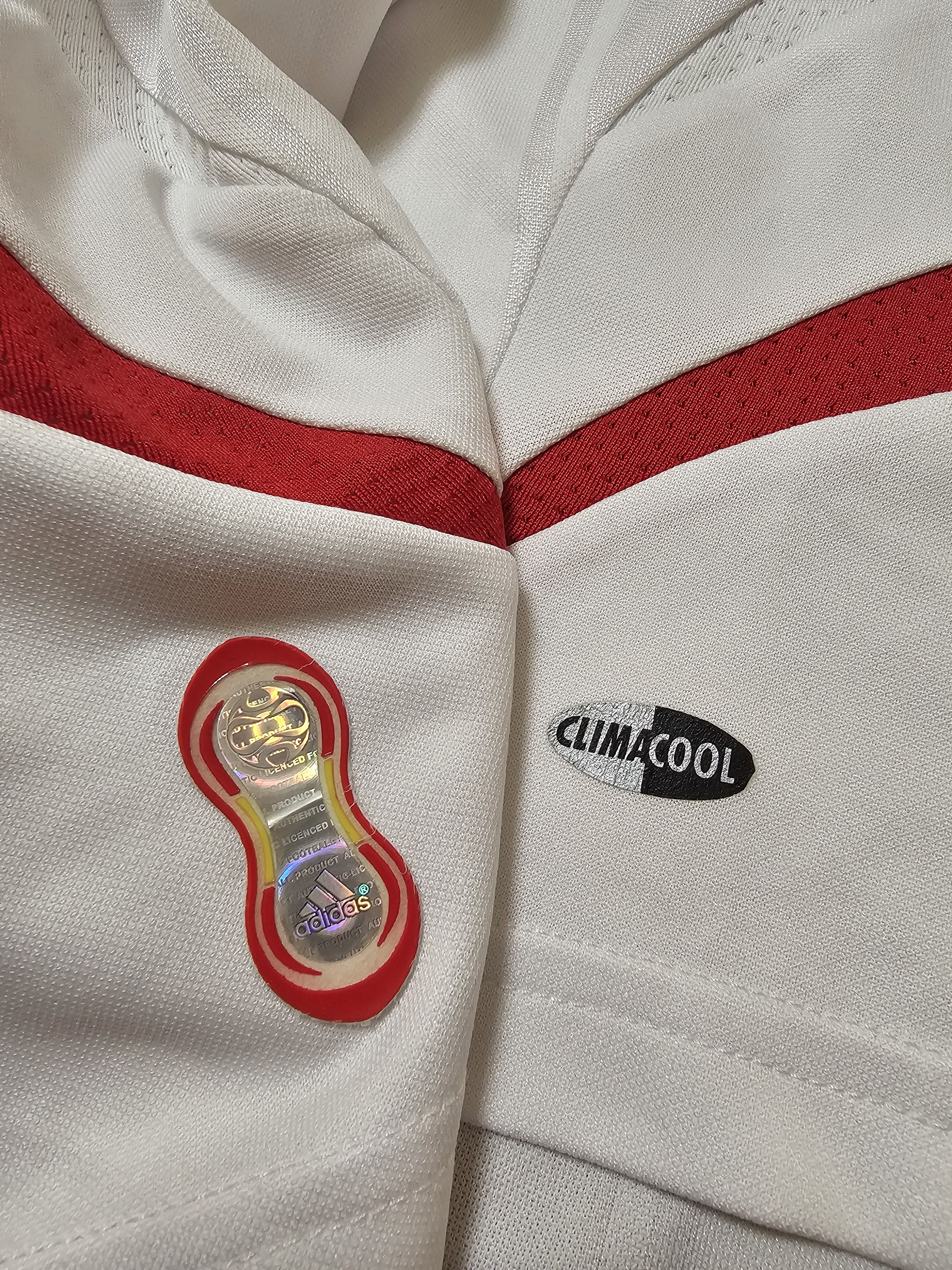 Adidas LIVERPOOL 2007 2008 AWAY FOOTBALL SHIRT SOCCER JERSEY Size US S / EU 44-46 / 1 - 6 Thumbnail