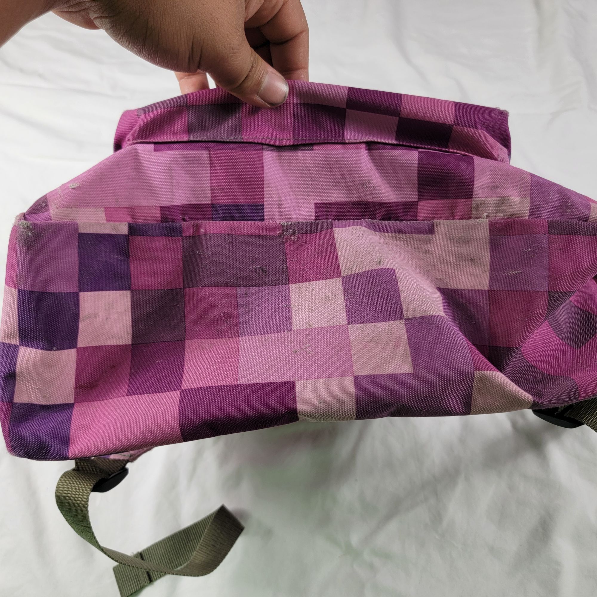 L.L. Bean LL Bean Pink Purple Checkered Backpack School College Outdoo Size ONE SIZE - 3 Thumbnail
