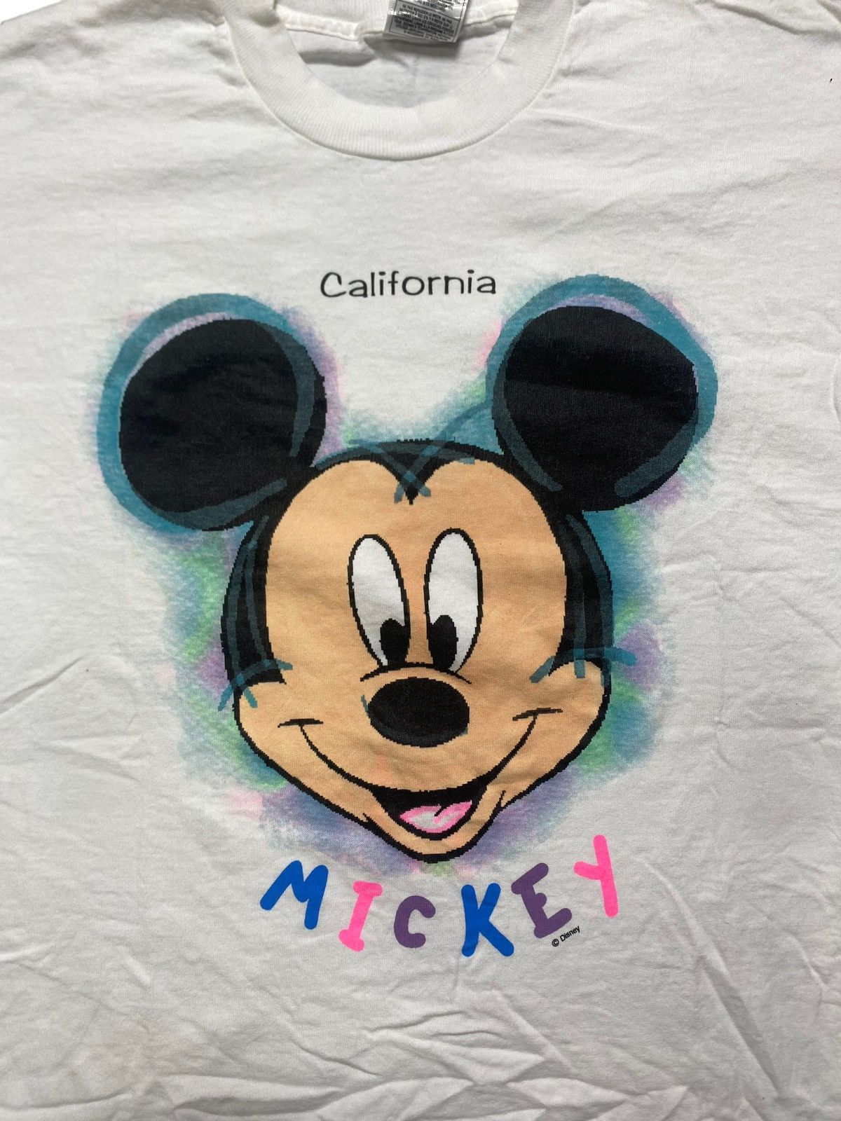 Other VINTAGE MICKEY MOUSE GRAPHIC DESIGN FRUIT OF THE LOOM TAG Size US L / EU 52-54 / 3 - 8 Thumbnail
