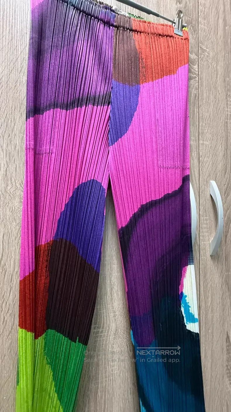 Issey Miyake Issey Miyake size:3 Color Block Long Pants Size 31" - 4 Thumbnail
