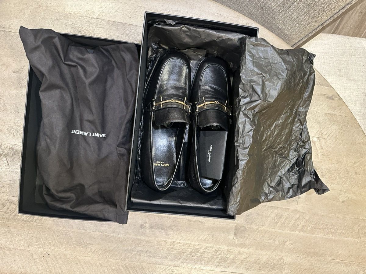 Saint Laurent Paris YSL Solferino 30 Moc Loafers Size US 10 / EU 43 - 2 Thumbnail