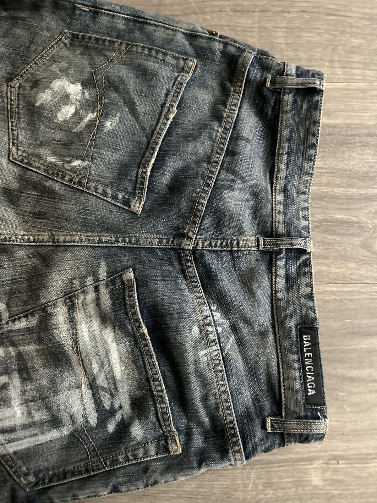 Balenciaga Balenciaga SS23 Mudshow runway graffiti pants *RARE* Size US 28 / EU 44 - 4 Thumbnail