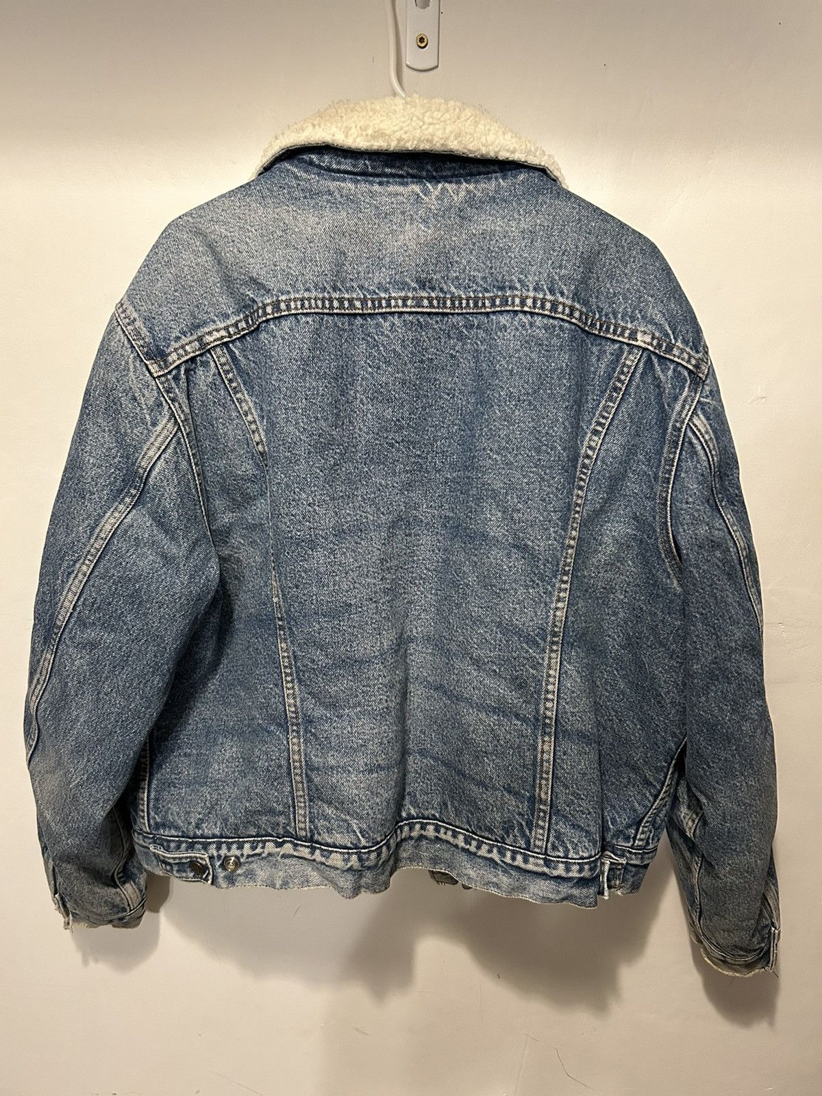 Levi's × Vintage Levi’s Denim Sherpa Jacket 50R USA Size US M / EU 48-50 / 2 - 2 Thumbnail