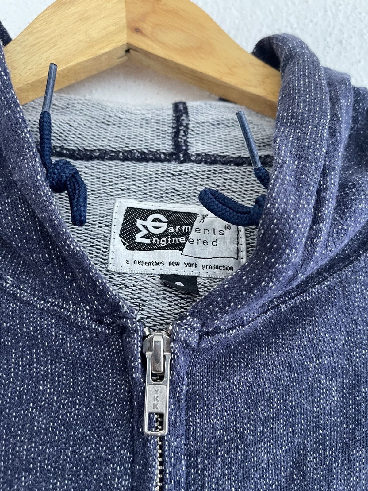 Engineered Garments × Nepenthes Garments Engineered Zip Up 2Pocket Denim Hoodie Size US S / EU 44-46 / 1 - 3 Thumbnail