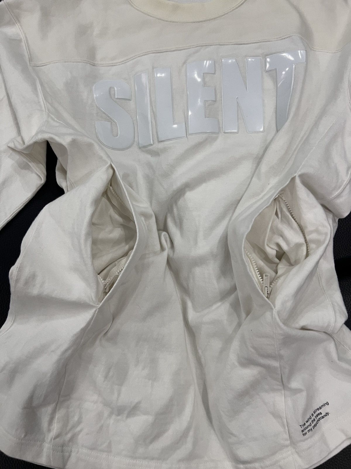 Undercover Undercover SS16 “SILENT / LISTEN” Silicone Print Hockey Tee Size US L / EU 52-54 / 3 - 7 Thumbnail