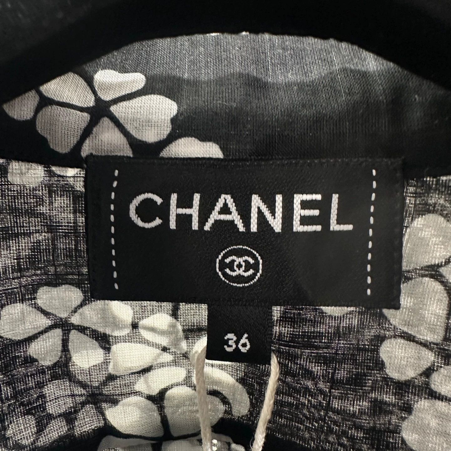 Chanel Chanel Coco Beach may707 All Over Print LS Shirt 36 Cotton Size XS / US 0-2 / IT 36-38 - 3 Thumbnail