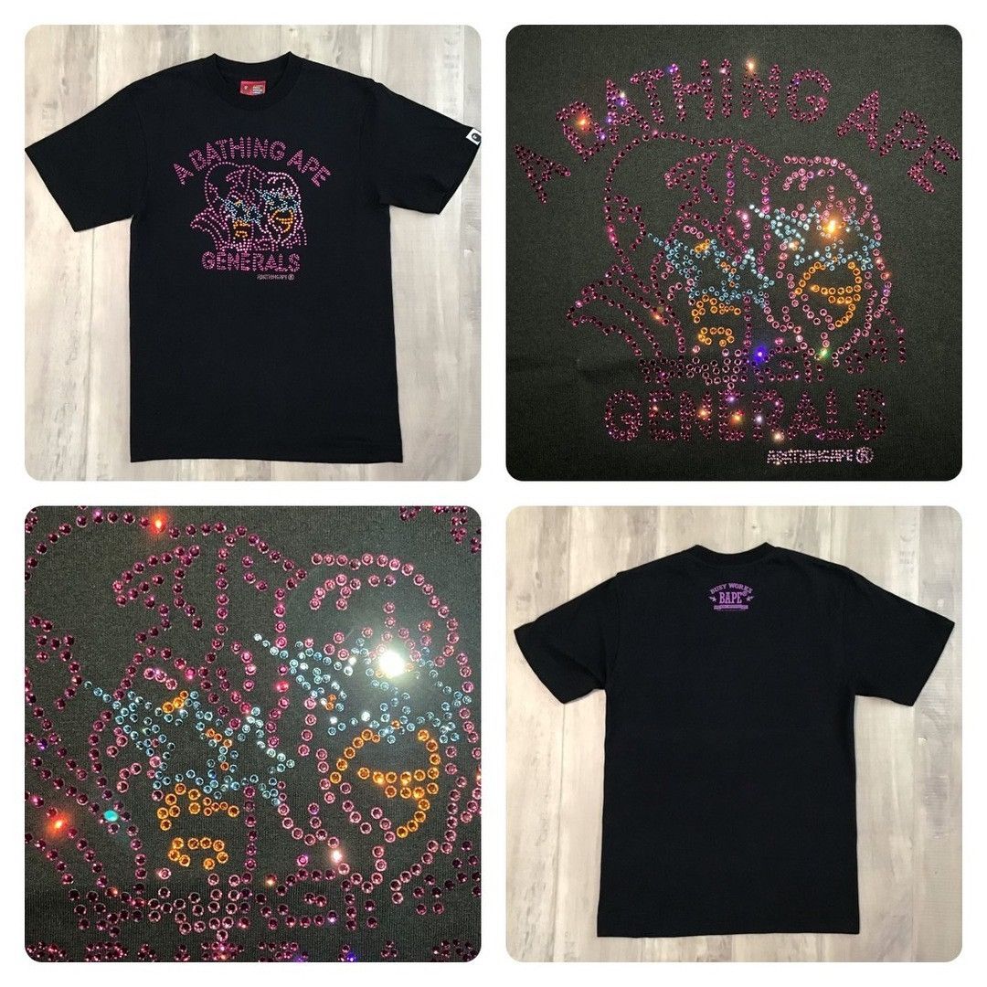 Bape × Swarovski BAPE Swarovski Generals T-shirt a bathing ape NIGO Size US S / EU 44-46 / 1 - 1 Thumbnail