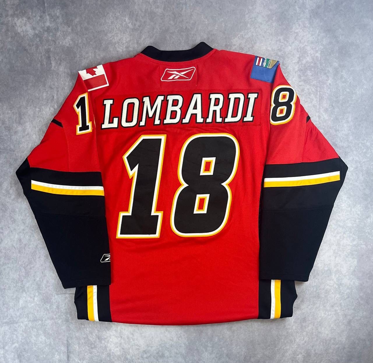 Reebok × Vintage Calgary Flames RED NHL Jersey XL Reebok Matthew Lombardi #18 Size US XL / EU 56 / 4 - 2 Thumbnail