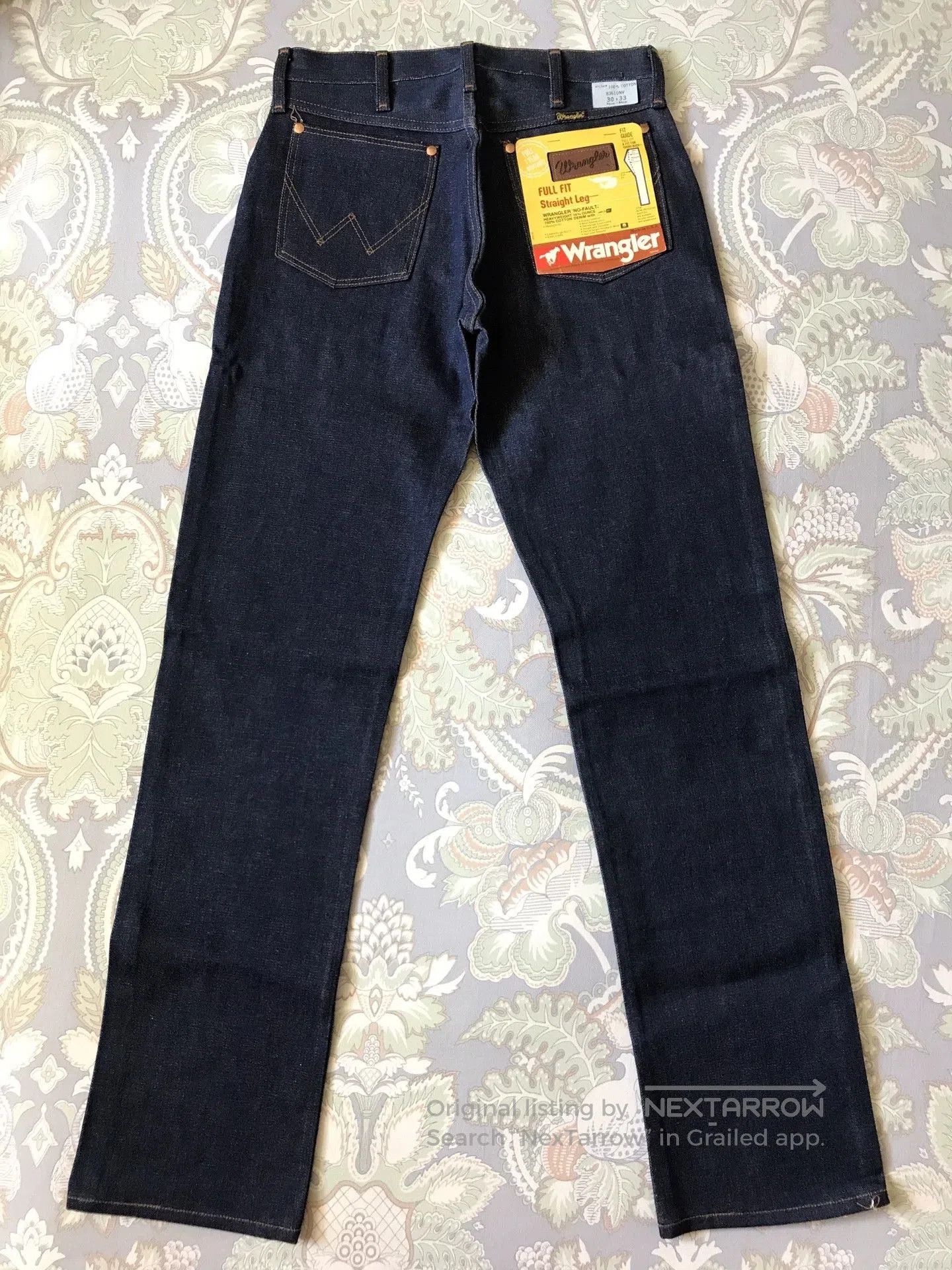 Wrangler 80s Wrangler 83610 Raw Denim Jeans. Size US 30 / EU 46 - 3 Thumbnail