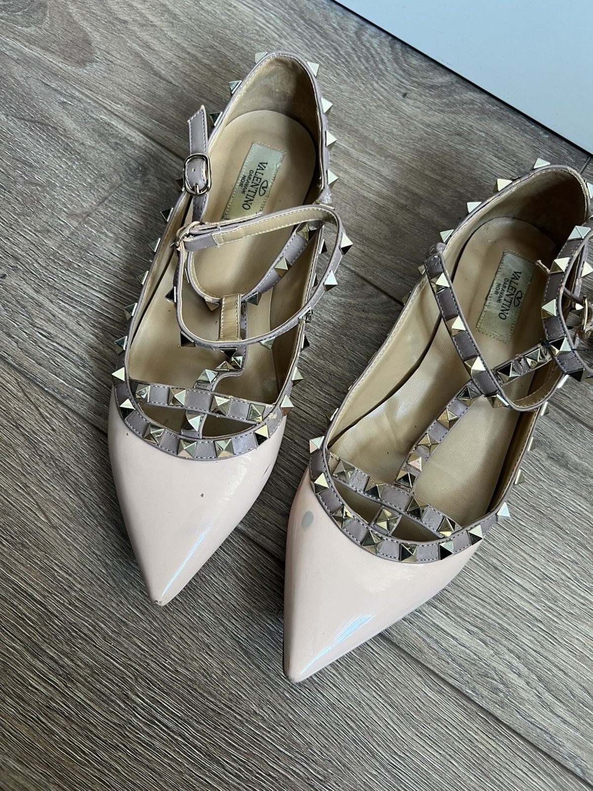 Valentino Valentino Spike Ballet Flats Size US 8 / IT 38 - 2 Thumbnail