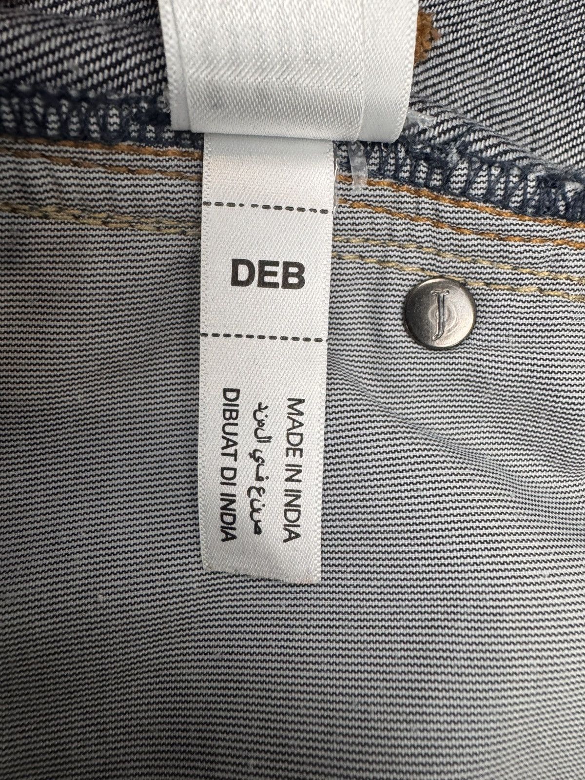 Jasper Conran Jasper Conran Men Dark Blue Straight Leg Jeans Size 36 Size US 36 / EU 52 - 10 Thumbnail