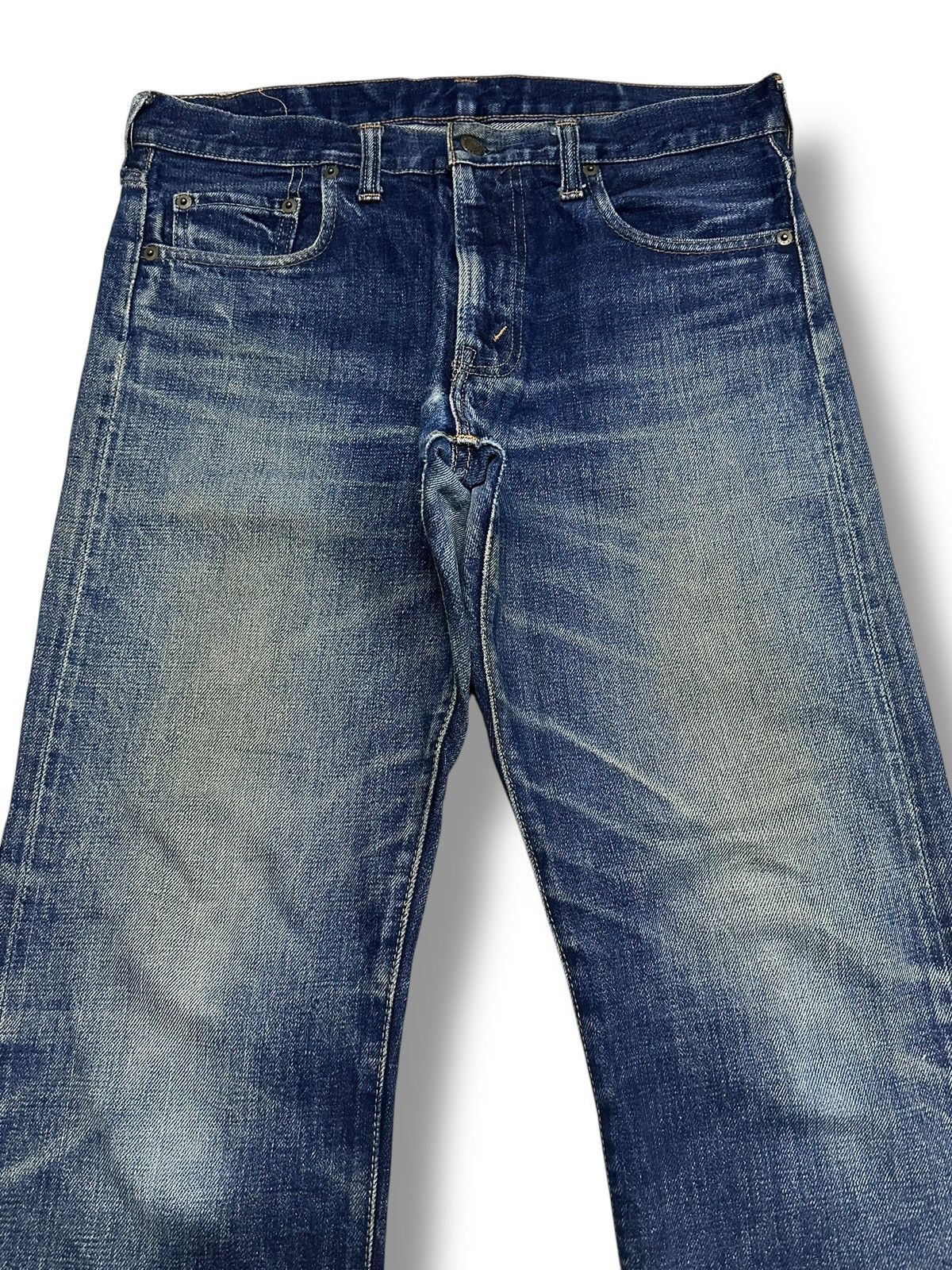 Denime × Japanese Brand × Vintage Denime 80's Vintage Wideleg Jeans With Mudwash Stye Size US 32 / EU 48 - 3 Thumbnail