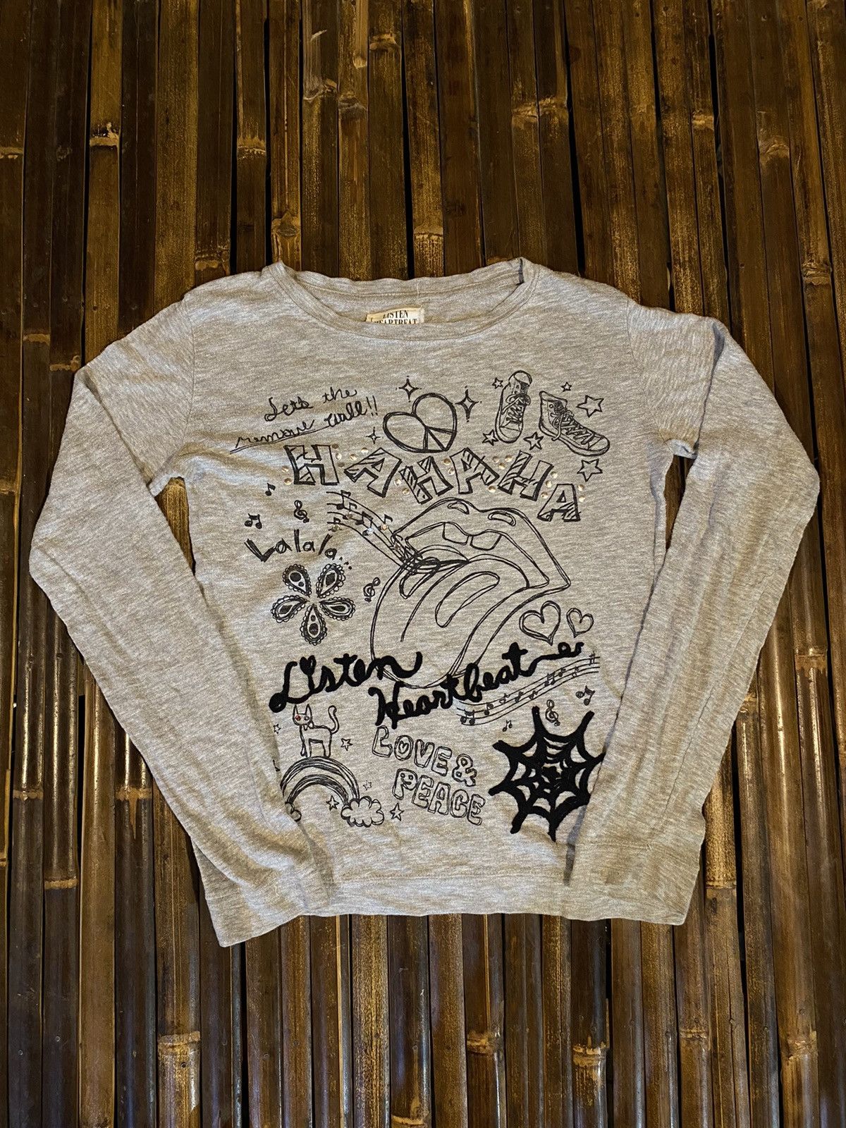 If Six Was Nine LISTEN HEART BEAT IFSIXWASNINE STYLE LONG SLEEVE Size US M / EU 48-50 / 2 - 1 Thumbnail