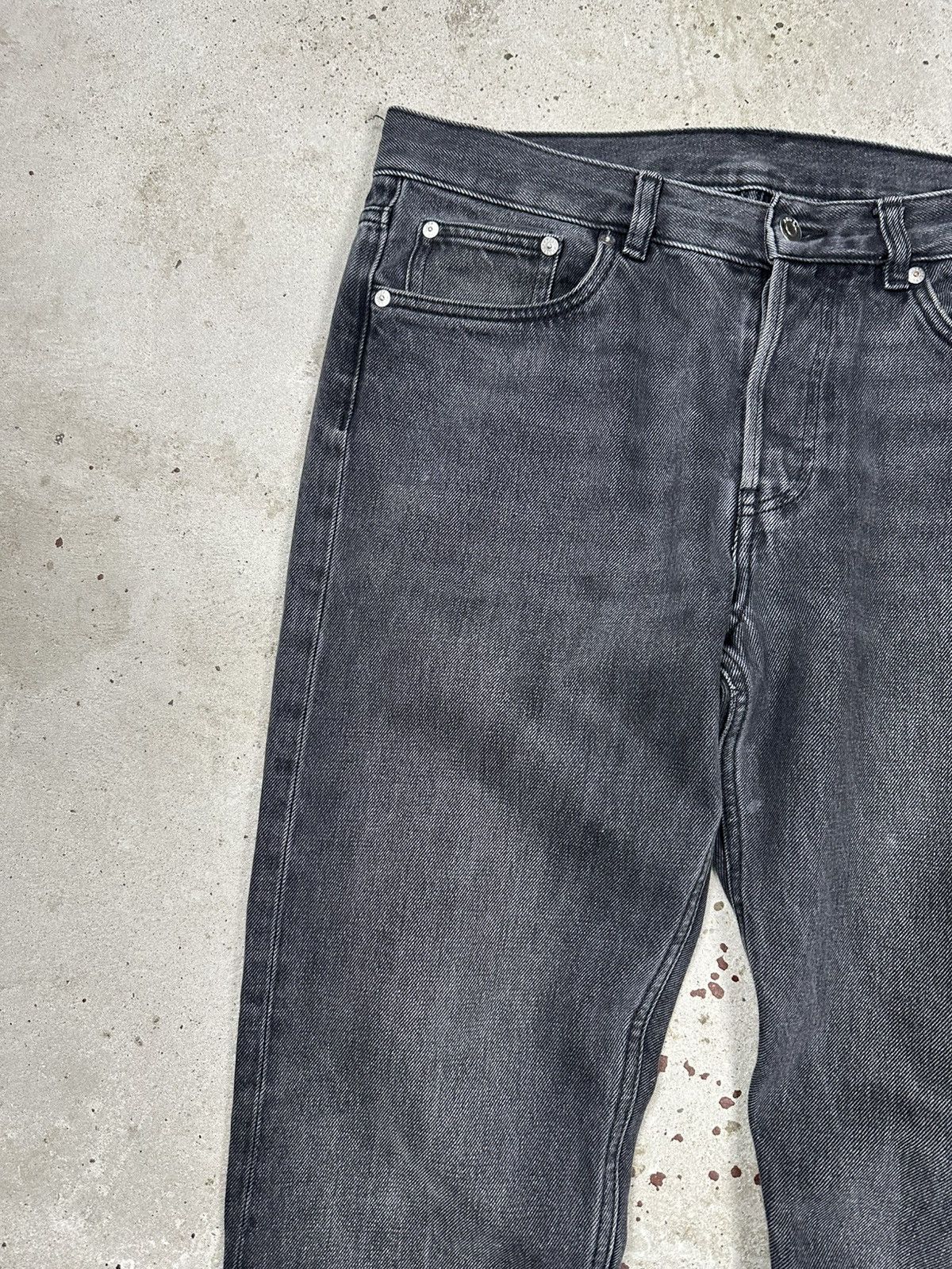 Arket Arket Regular Cropped Jeans Denim Pants Washed Grey Size US 31 - 5 Thumbnail