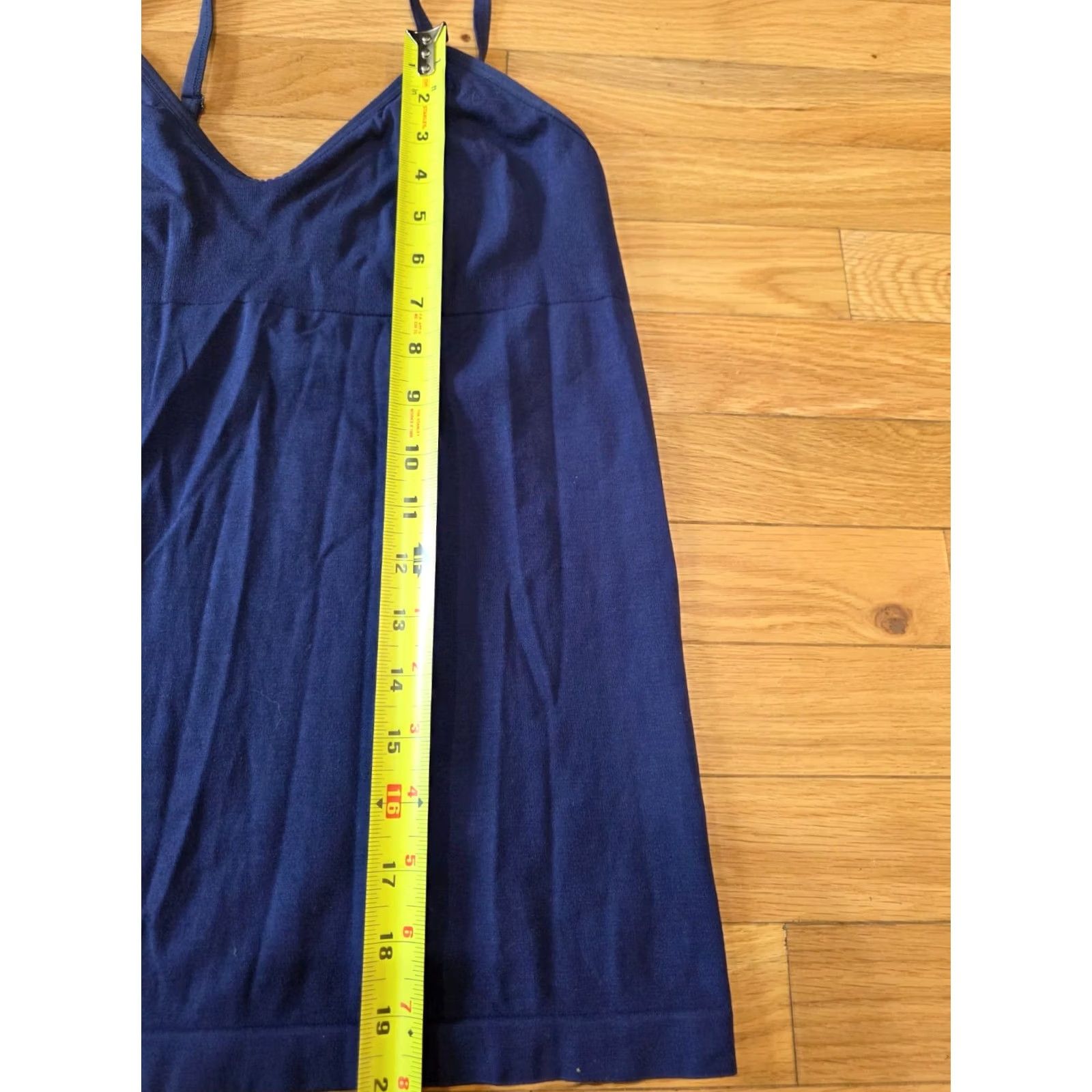 Nautica Nautica Intimates Cami Tank Top Women L Navy Blue Sleeveless V-Neck Spaghetti Strap Pullover Casual Summer Spring Clothes Size L / US 10 / IT 46 - 6 Thumbnail