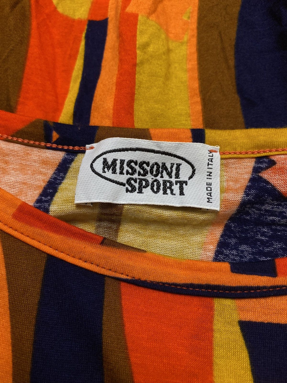 Missoni Missoni sport tshirt multicolour monogrammed luxury premium Size L / US 10 / IT 46 - 6 Thumbnail