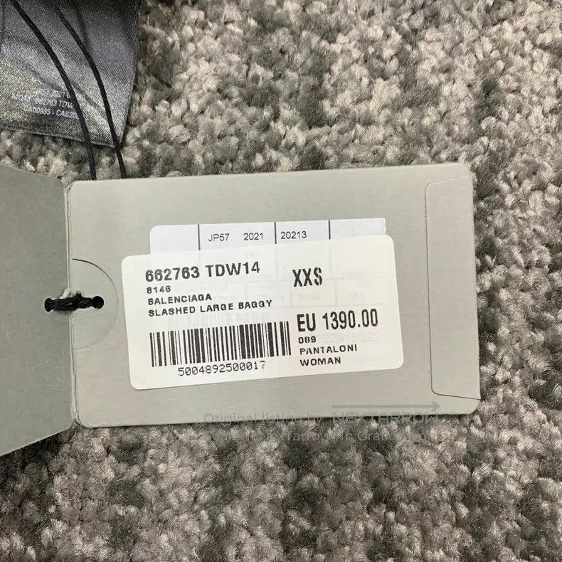 Balenciaga Balenciaga size XXS Cut-Out Camo Faux Two-Piece Denim Pant Size US 28 / EU 44 - 5 Thumbnail