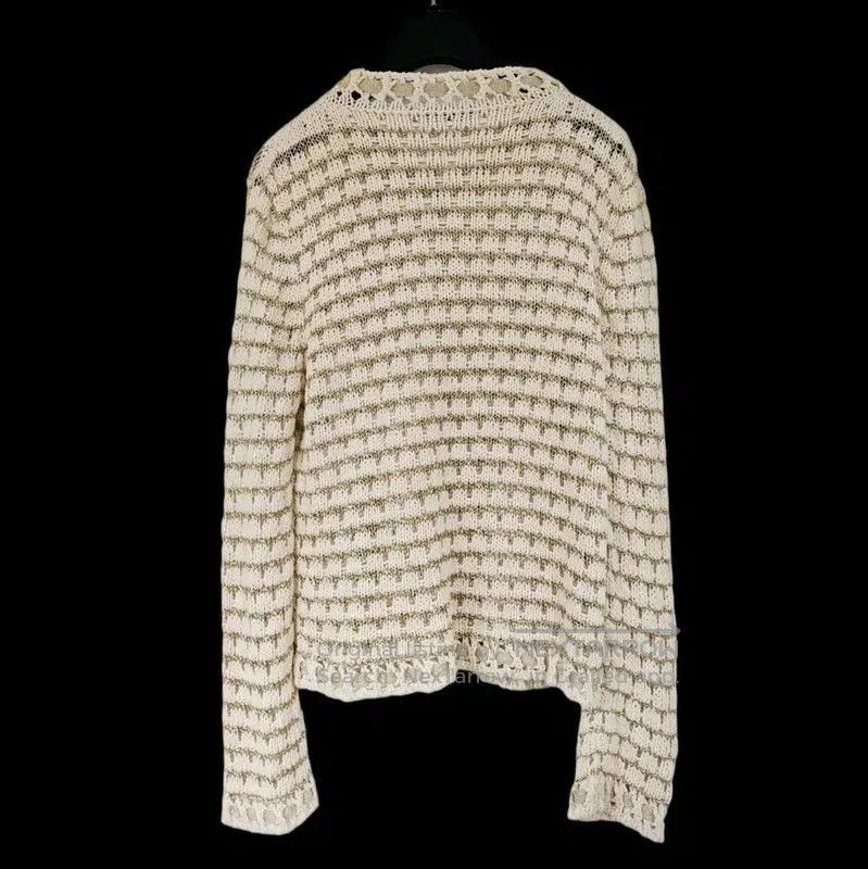 Dior Dior Gold Knit Long Sleeve Cardigan for Women . Size M / US 6-8 / IT 42-44 - 2 Thumbnail