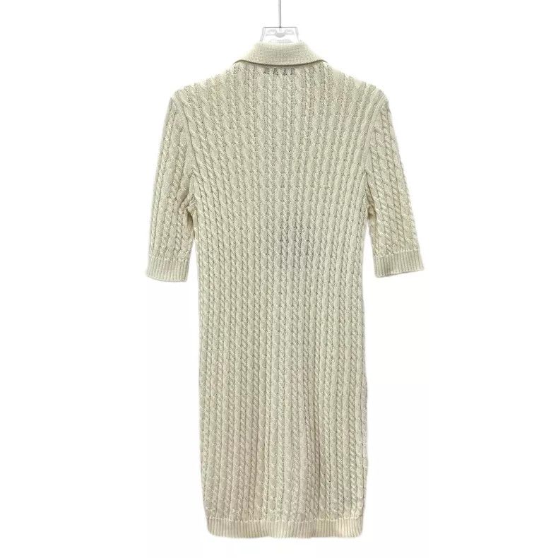 Prada Prada 22 beige twisted cotton lapel single-breasted short- Size XXS / US 00 / IT 34 - 2 Thumbnail