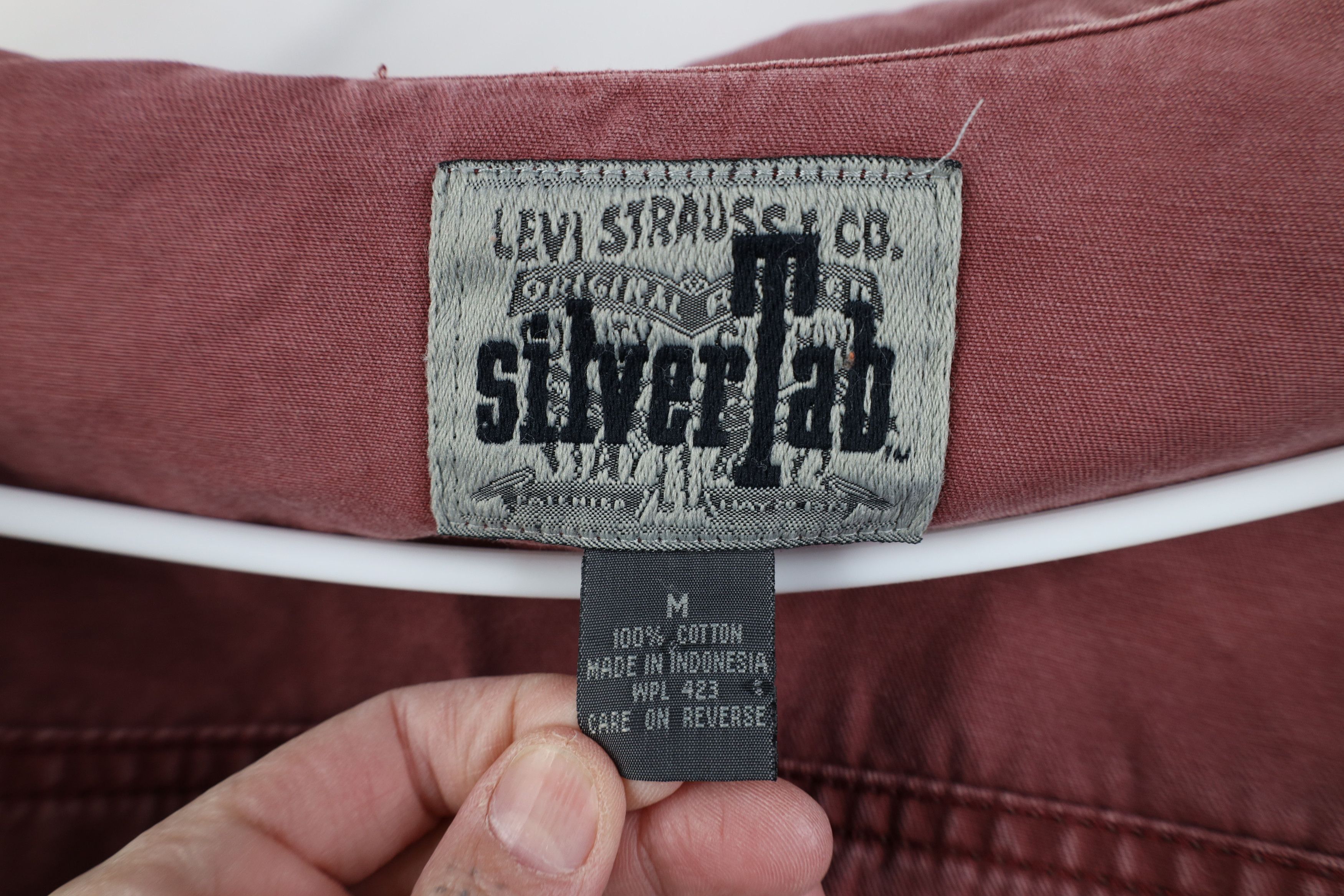 Levi's Vintage 90s Levis Silvertab Babydoll Cropped Trucker Jacket Size M / US 6-8 / IT 42-44 - 11 Thumbnail