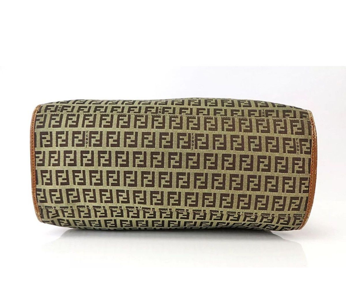 Fendi Fendi Zucchino Zucca Brown Tote Bag Medium Size ONE SIZE - 4 Thumbnail
