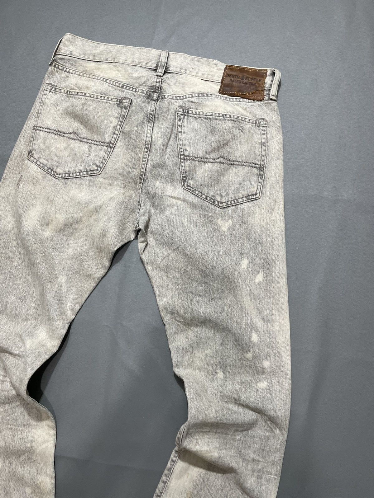RRL Ralph Lauren RARE Denim Supply RL mudwash Distrssed Jeans Size US 34 / EU 50 - 5 Thumbnail