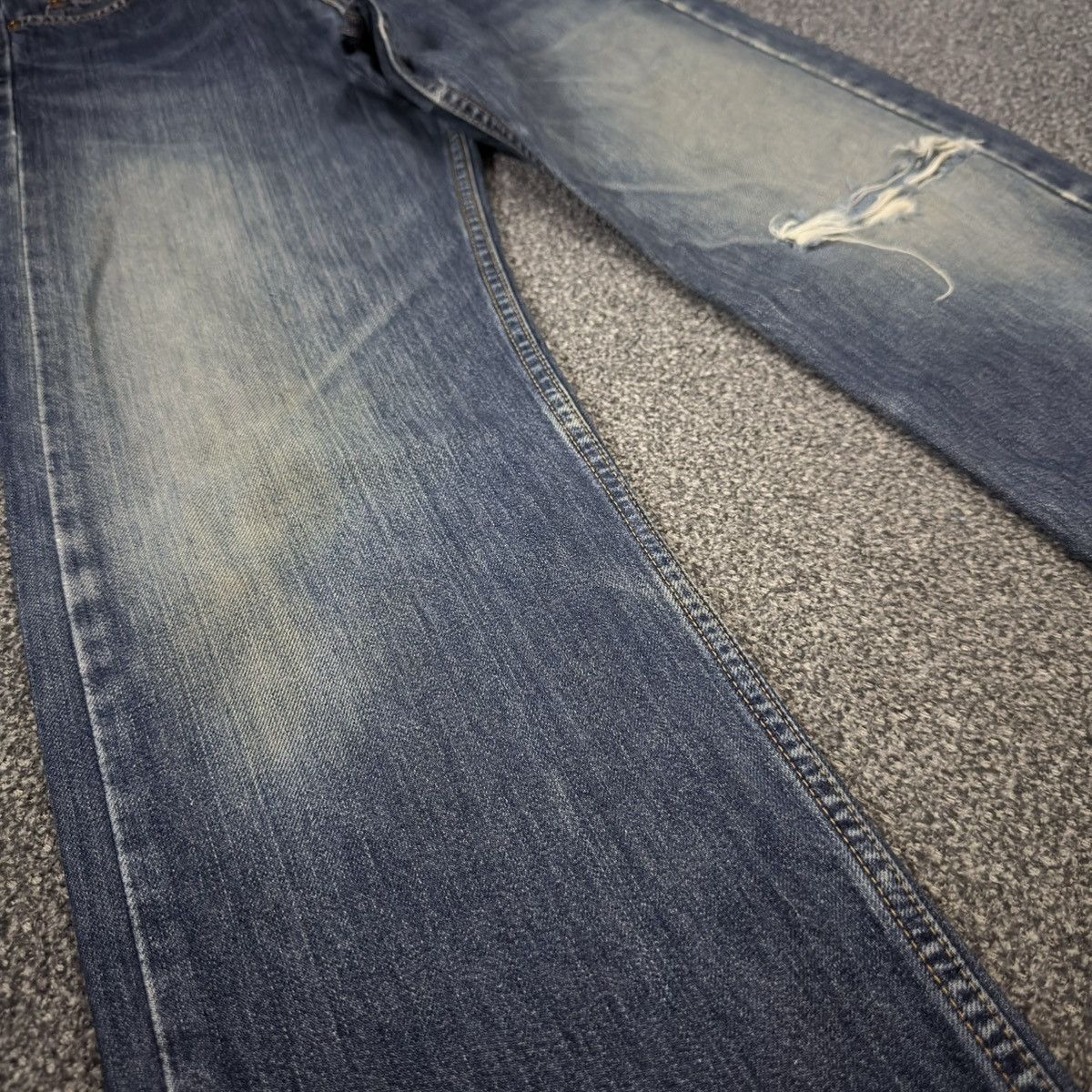 Engineered Garments × Levi's Vintage 90s Levis 612 Orange Tab Distressed Denim Size US 29 - 6 Thumbnail