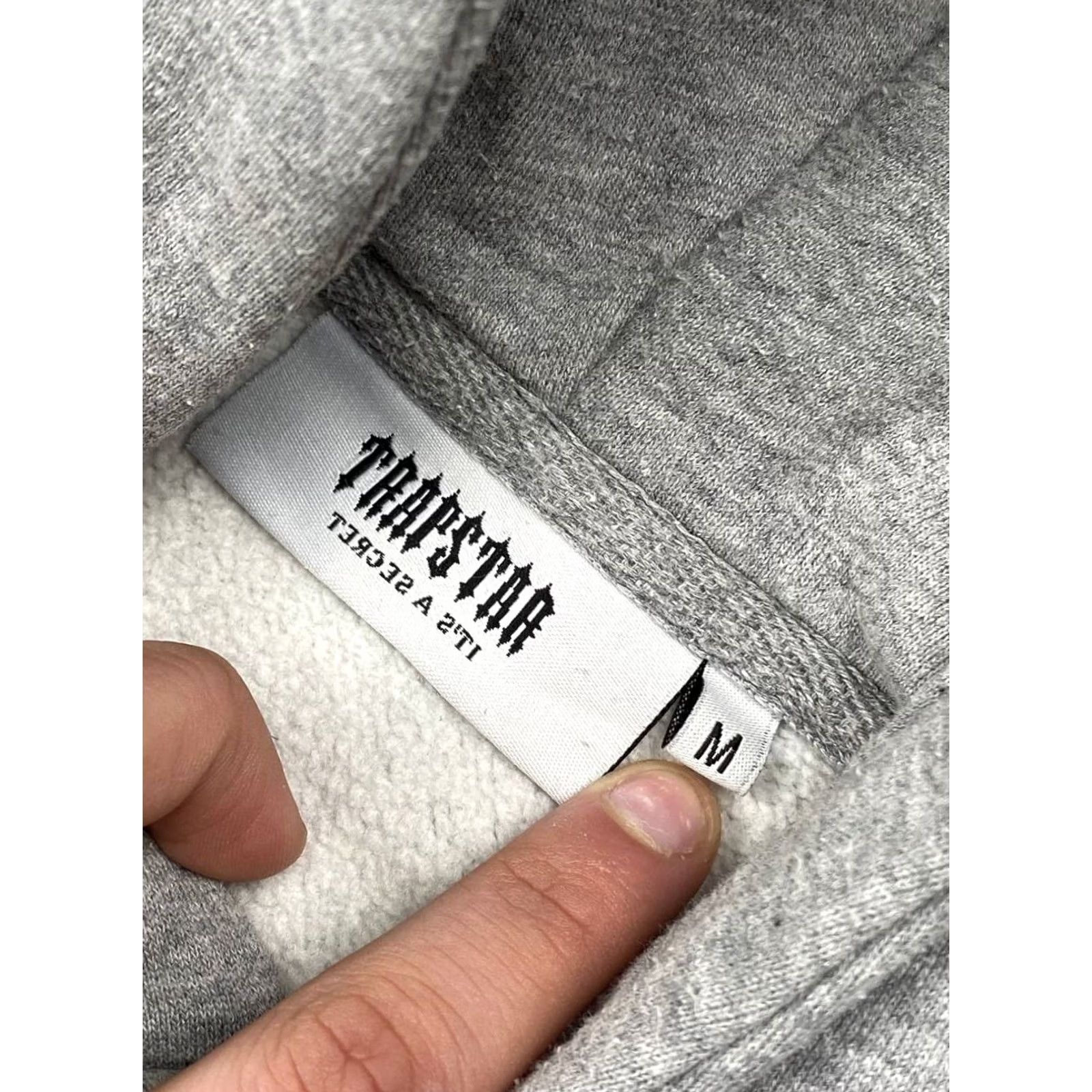 Vintage Trapstar London Tracksuit Hoodie And Pants Big Logo Drill Men Size M Gray Size US M / EU 48-50 / 2 - 6 Thumbnail