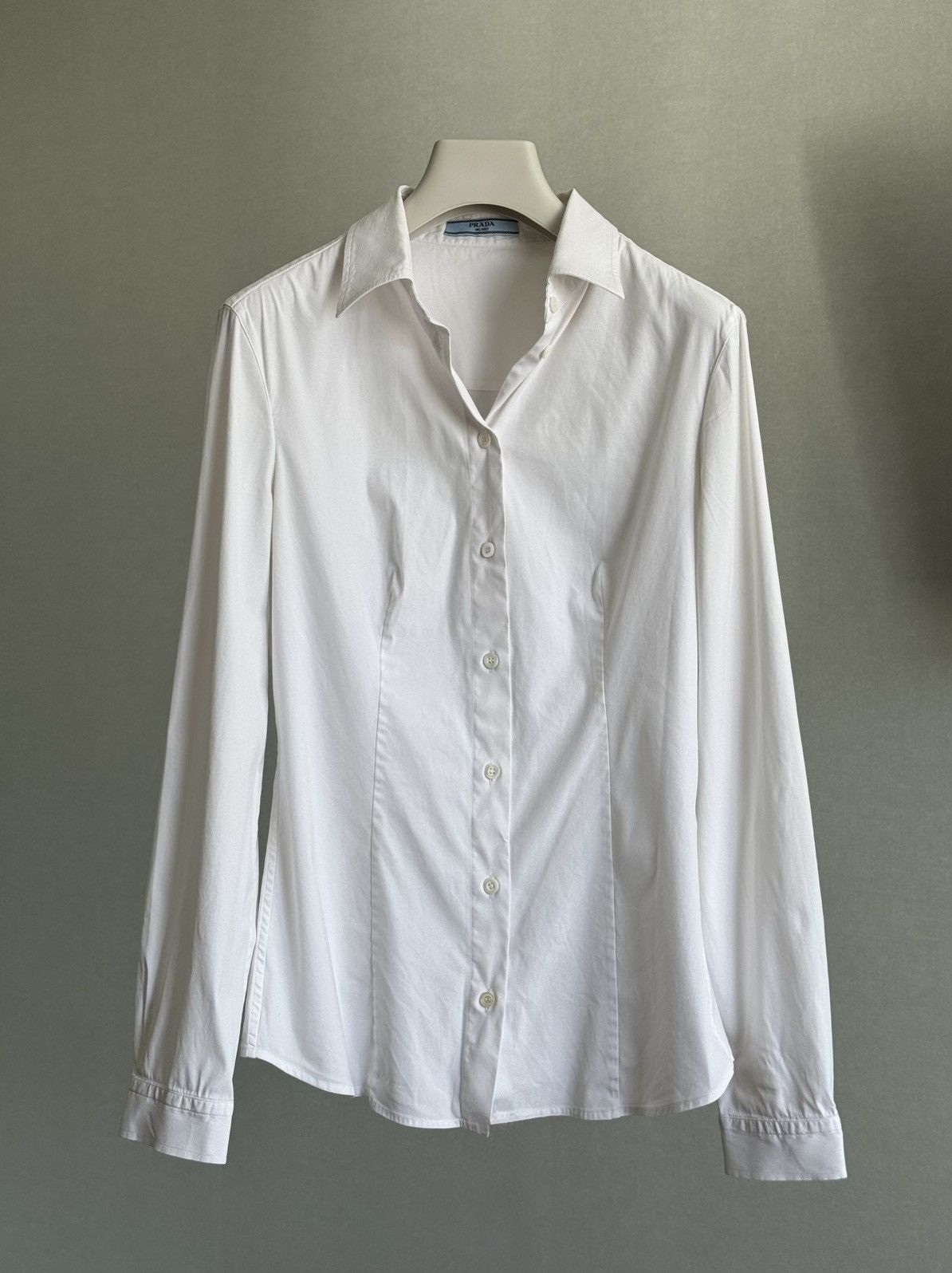 Prada Prada White blouse Size M / US 6-8 / IT 42-44 - 1 Thumbnail