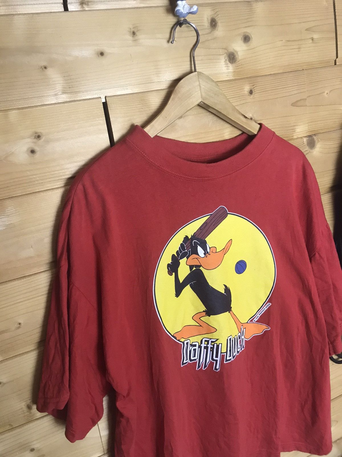 Vintage 1996 vintage 90s Warner Bros Duffy oversized short shirt Size US L / EU 52-54 / 3 - 1 Thumbnail