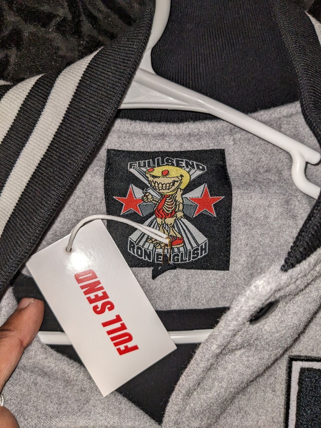 Full Send Full Send x Ron English Varsity Letterman NWT Size US M / EU 48-50 / 2 - 3 Thumbnail