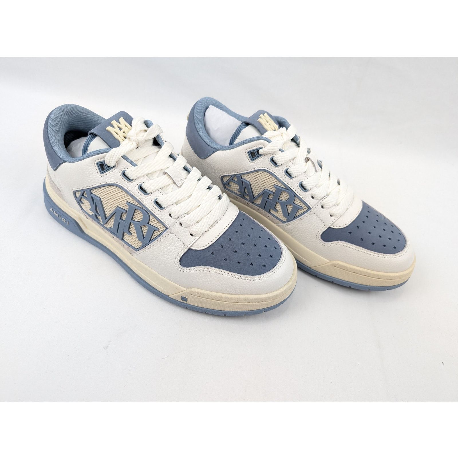 Amiri o1rshd1 Classic Low Top Sneakers in Ashley Blue Size US 12 / EU 45 - 11 Thumbnail