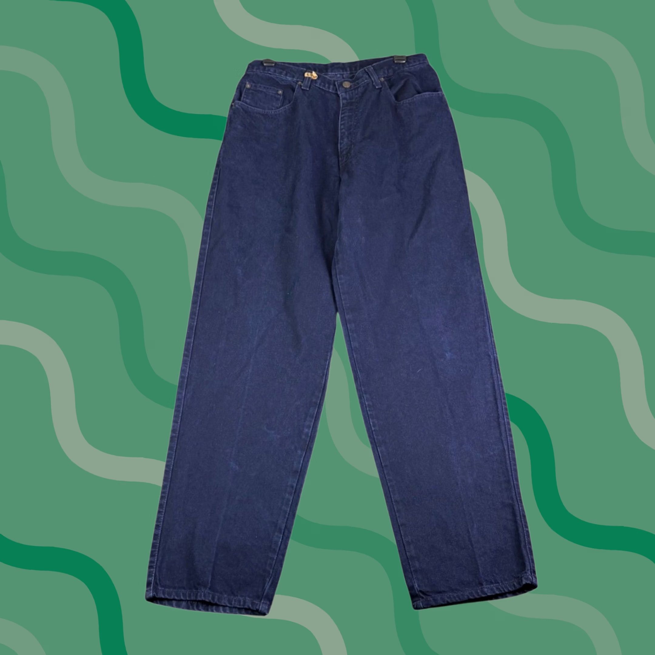 メンズ 2000s stussy corduroy wide denim pants