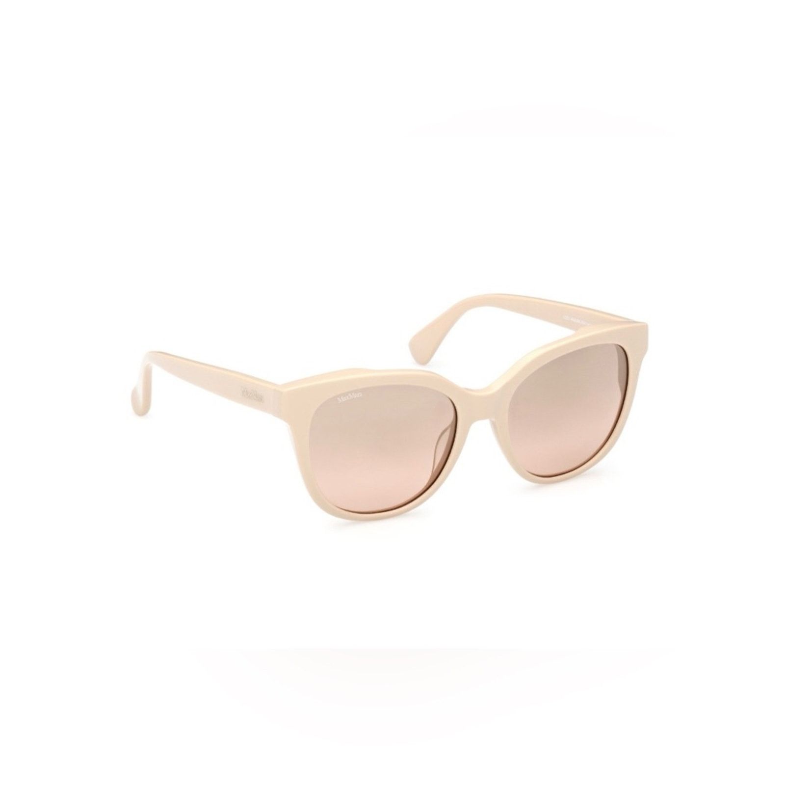 Max Mara MaxMara Cream Round Sunglasses MM0068 25G 54 Size ONE SIZE - 1 Thumbnail