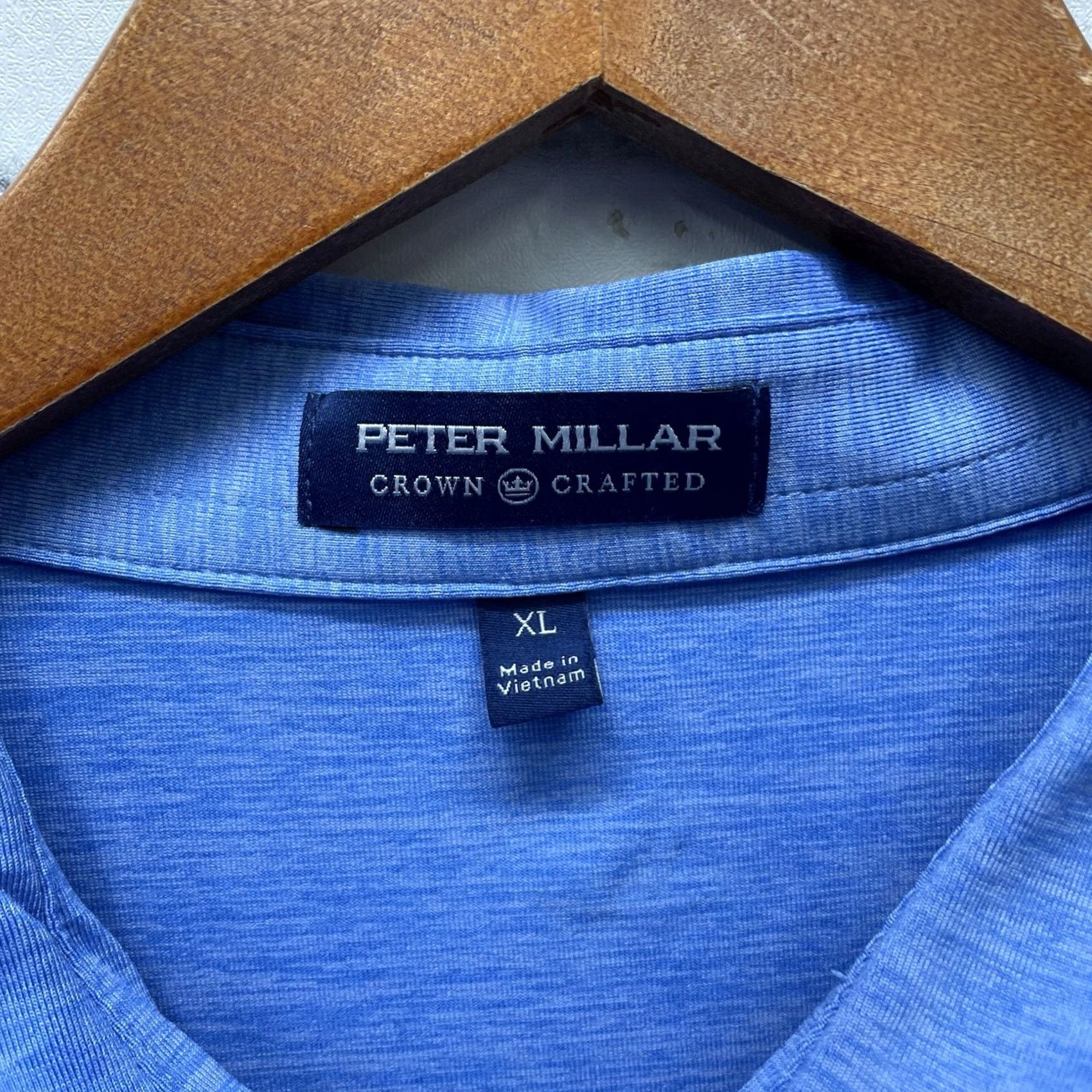 Peter Millar Peter Millar Polo Shirt Mens XL Blue Athletic Stretchy Talking Rock Polo Shirt Mens XL Blue Athletic Stretchy Rock Theme Size US XL / EU 56 / 4 - 4 Thumbnail