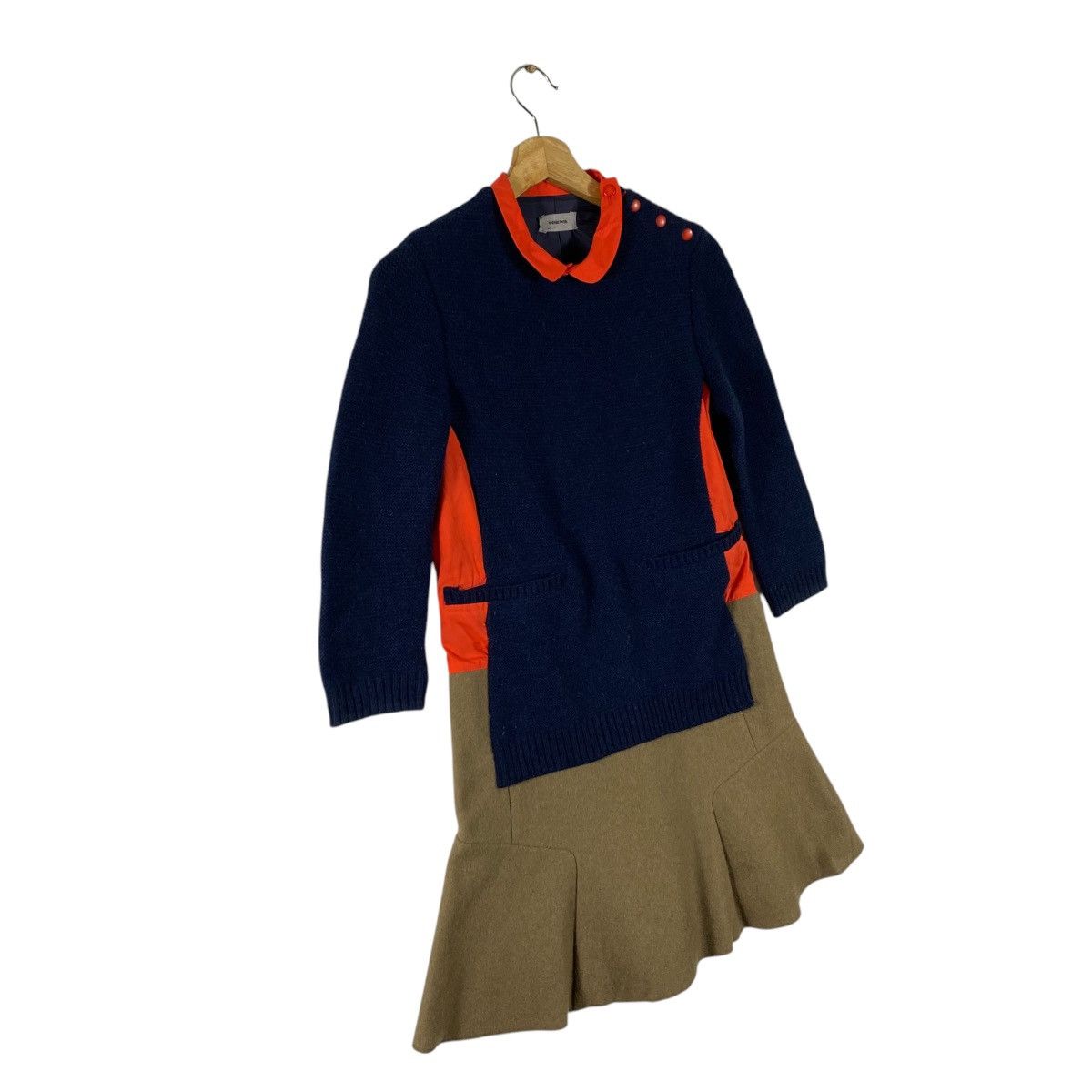 Japanese Brand × Jun Takahashi × Undercover Undercover Jun Takahashi Wool/Knit Dress Mini Size 2 Size XS / US 0-2 / IT 36-38 - 3 Thumbnail