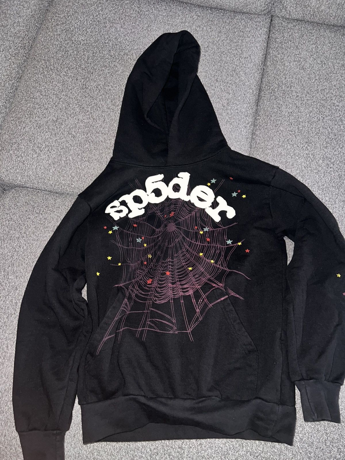 image of Spider Worldwide Spider Hoodie in Black, Men's (Size Small)