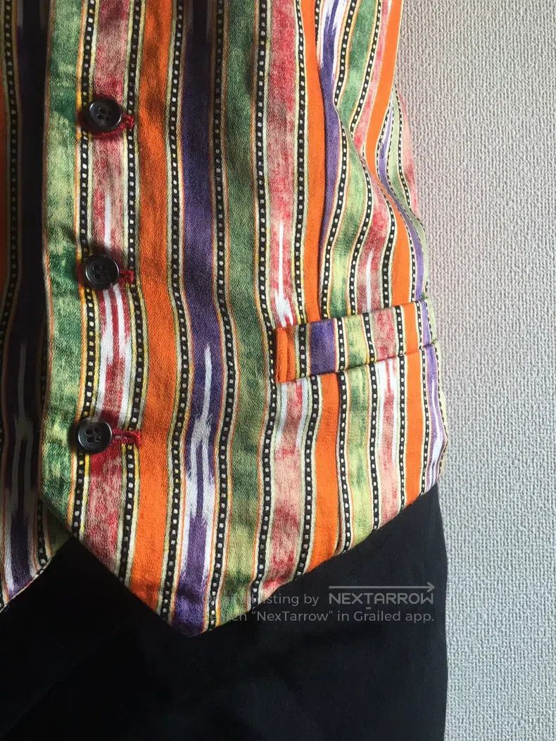 Comme des Garcons Comme Des Garcons Early Ethnic Style White Vertical Stripe Size S / US 4 / IT 40 - 4 Thumbnail