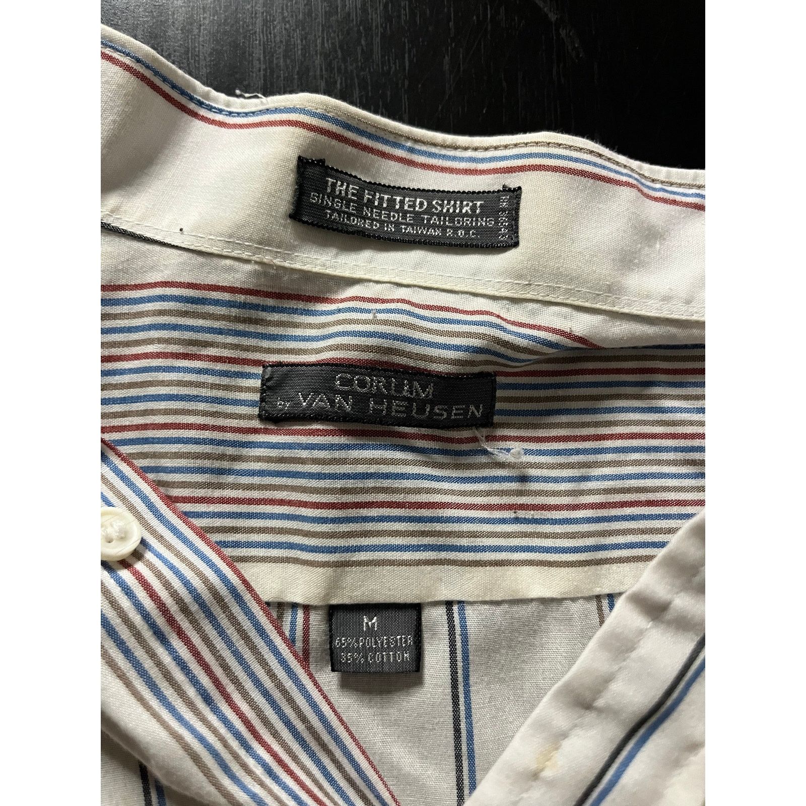 Van Heusen Vintage Corum by Van Heusen Men’s Dress Shirt Size US M / EU 48-50 / 2 - 8 Thumbnail