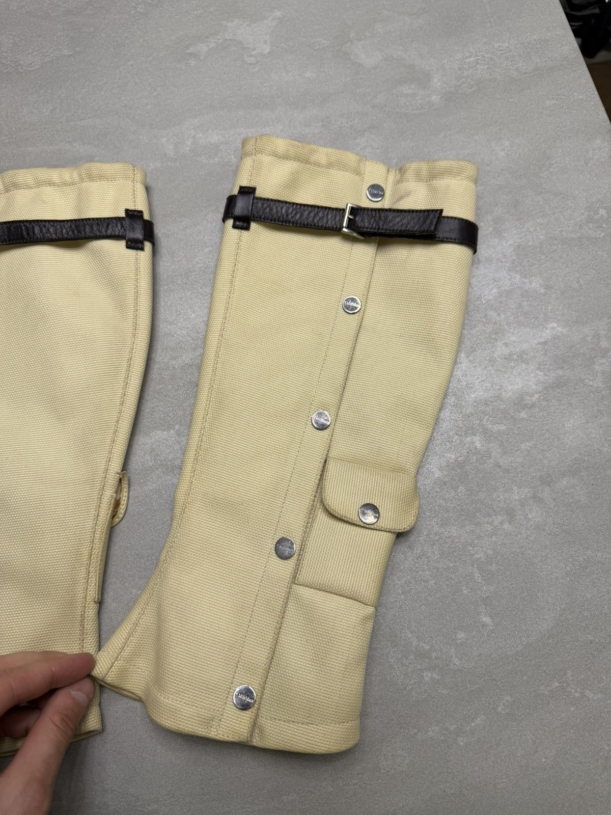 Max Mara S Max Mara beige gaiters leggings size M Size ONE SIZE - 22 Thumbnail
