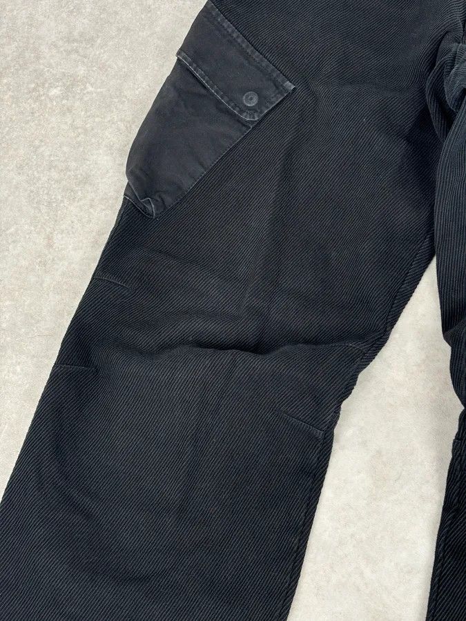 Armani AW2005 Armani Black Corduroy Cargo Wide-Leg Pants Size US 34 / EU 50 - 10 Thumbnail