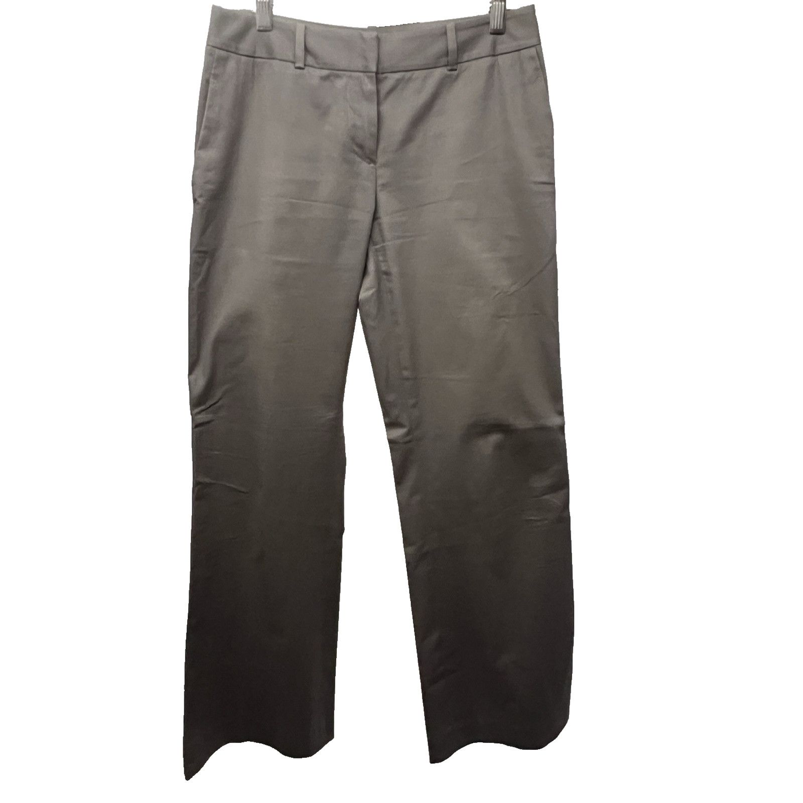 Ann Taylor Ann Taylor Petite Gray Wide Leg Khaki Ankle Pants 2P Pockets Size 28" / US 6 / IT 42 - 1 Thumbnail