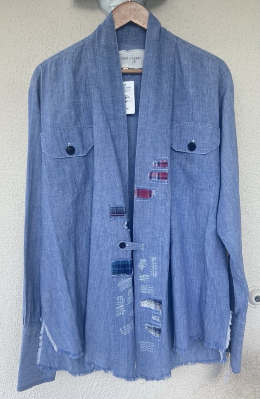 Greg Lauren Greg Lauren Chambray Kimono Size US XL / EU 56 / 4 - 2 Thumbnail