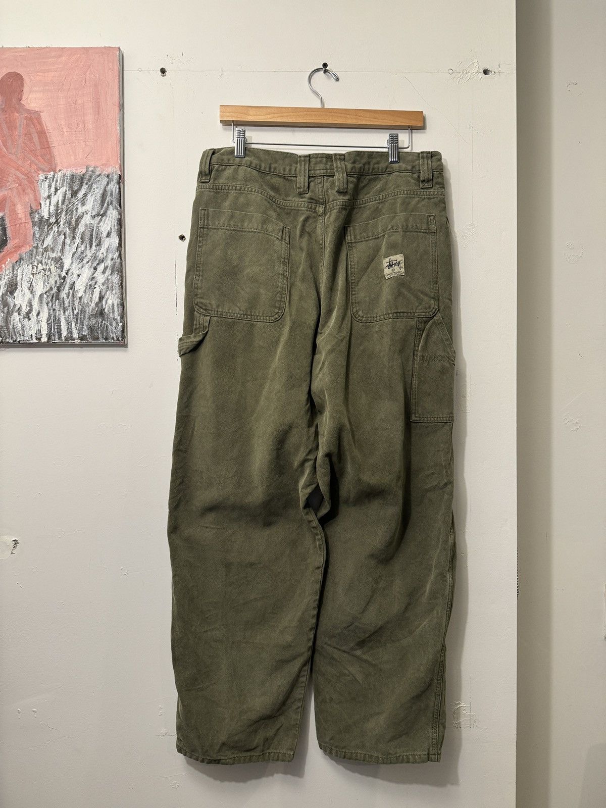 Other STUSSY DOUBLE KNEE DENIM CARPENTER WORK PANTS 34 Size US 34 / EU 50 - 2 Thumbnail