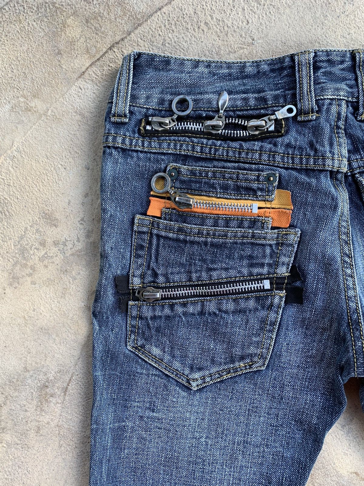 Japanese Brand × Le Grande Bleu (L.G.B.) × semanticdesign Semantic Design Flare Jeans Distressed Denim Size US 30 / EU 46 - 6 Thumbnail