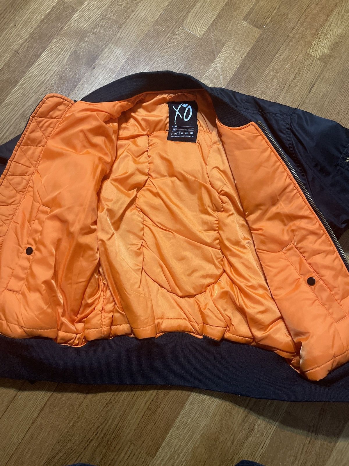 The weeknd orange jacket hot sale