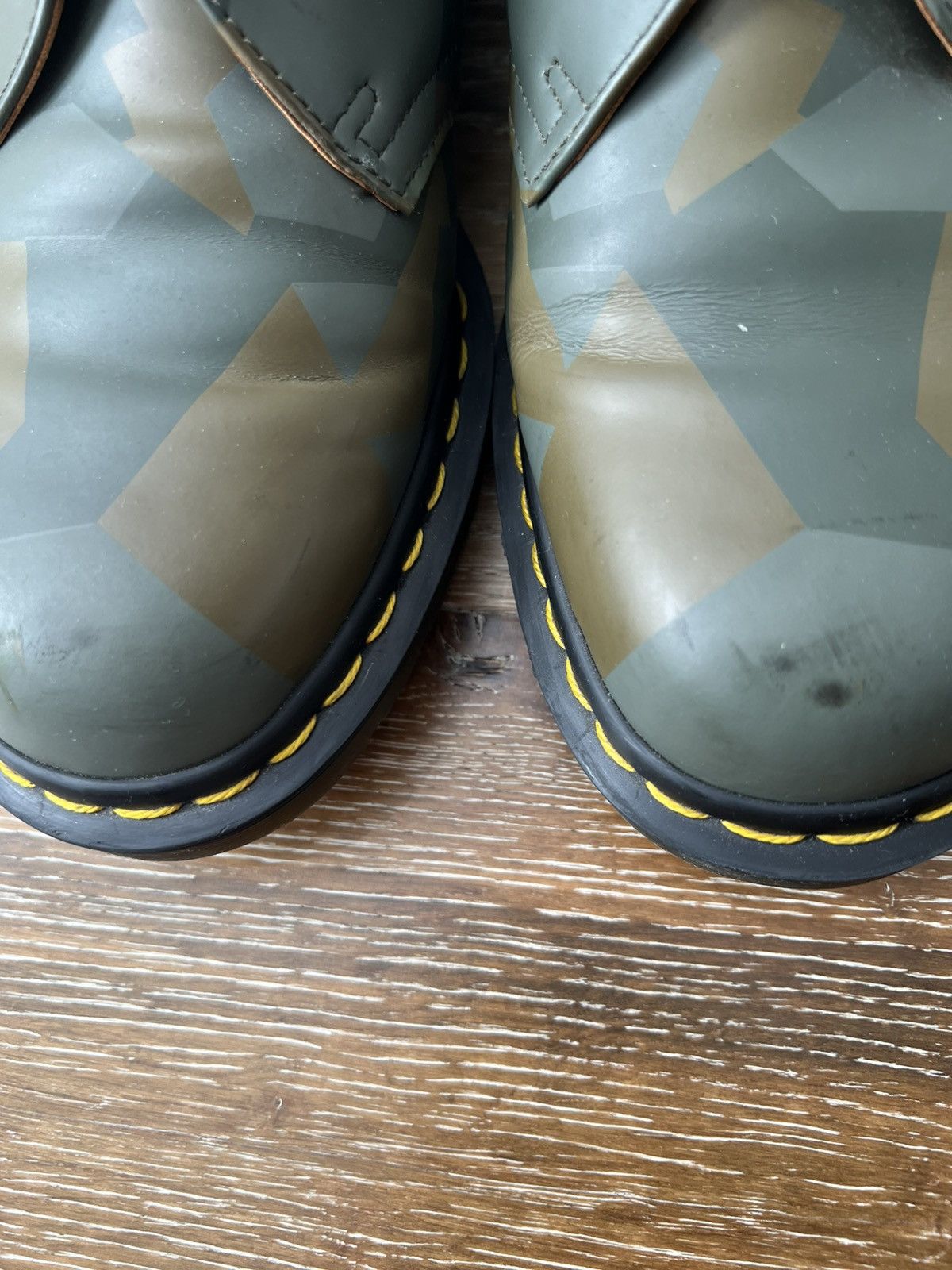Comme des Garcons Homme Deux × Dr. Martens Comme des garcons dr martens 1461 camo derby shoes Size US 9 / EU 42 - 3 Thumbnail