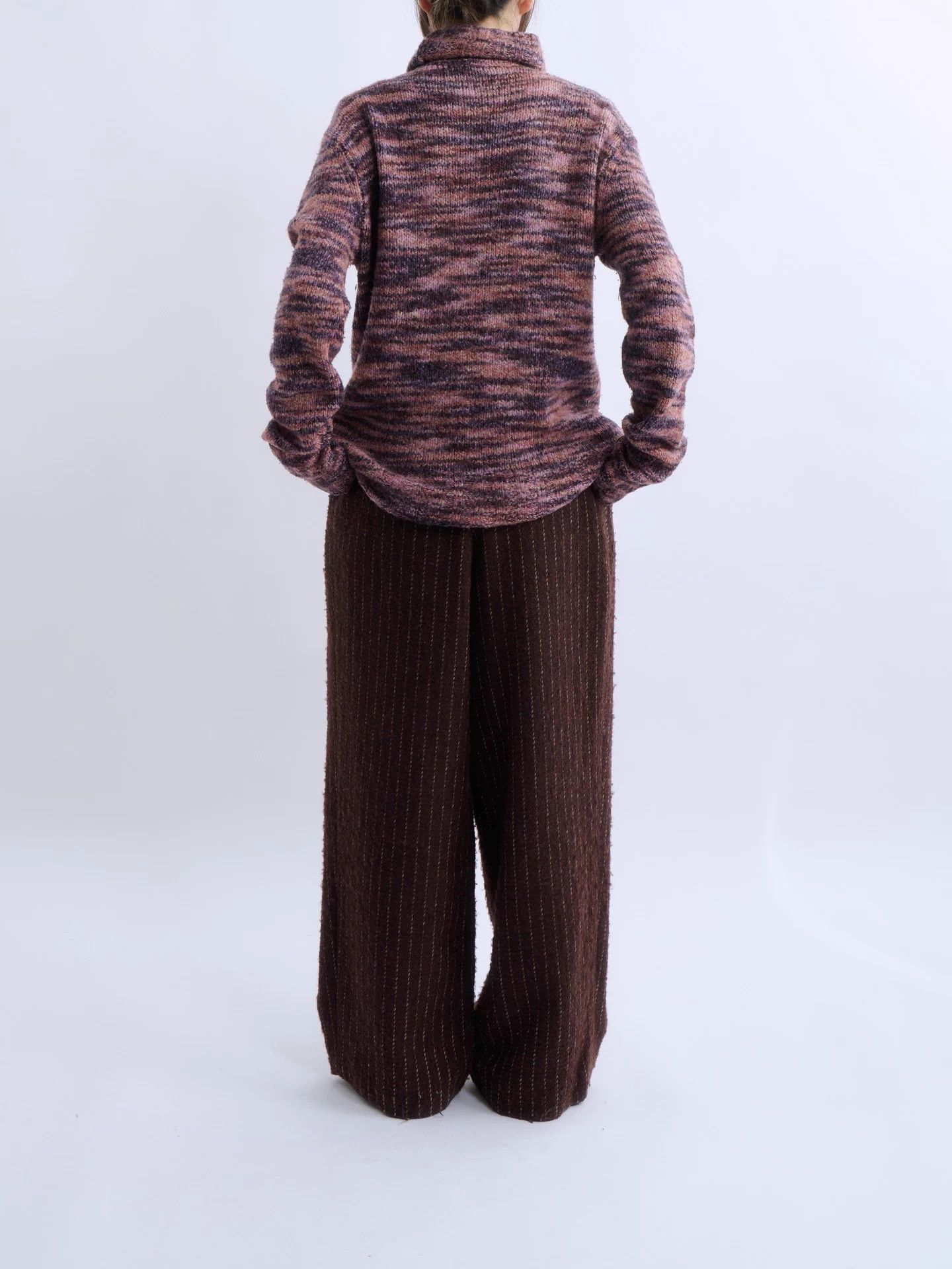 Sies Marjan Sies Marjan multicolor wool silk high neck knit sweater Size M / US 6-8 / IT 42-44 - 4 Thumbnail