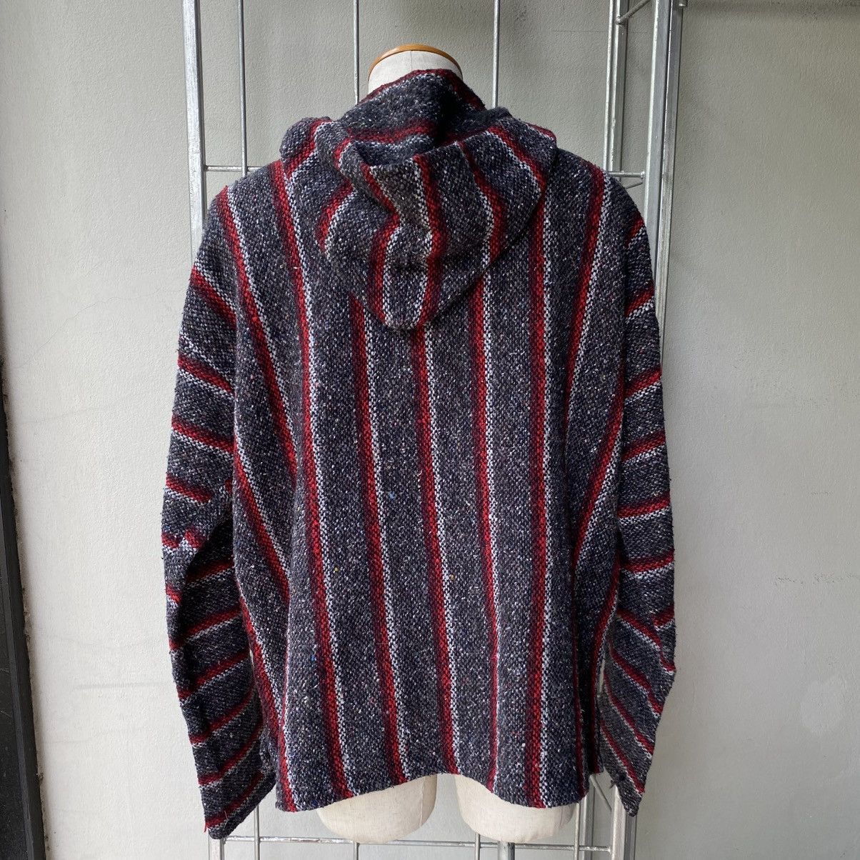 Vintage Black & Red Striped Baja Hoodie Size US M / EU 48-50 / 2 - 19 Thumbnail
